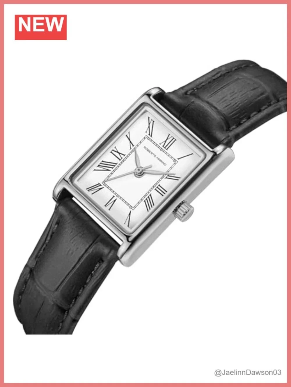 Vintage Dress Watch - Japanese Quartz, Leather Strap, 30m Water Resistant,